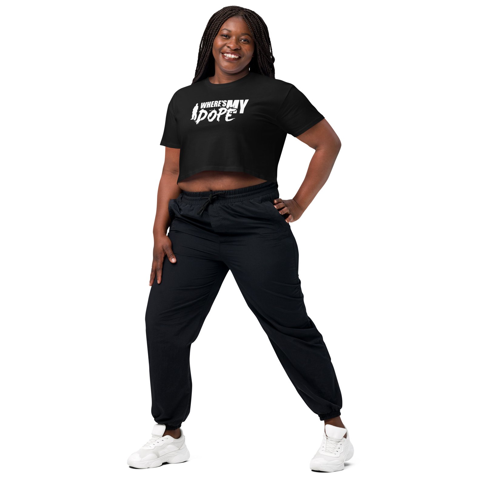 WHERE'S MY DOPE (Women’s crop top) - Image 8