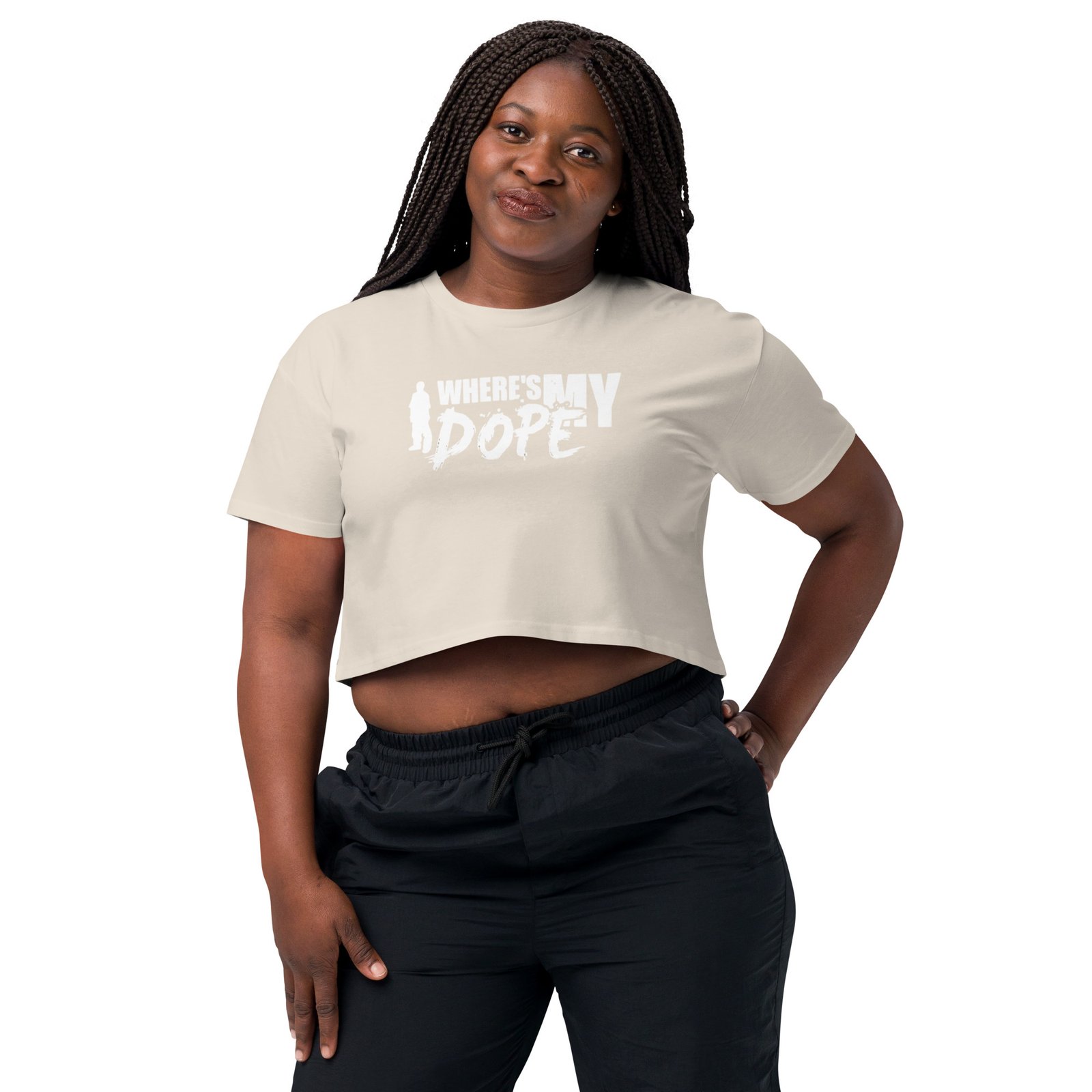 WHERE'S MY DOPE (Women’s crop top) - Image 6