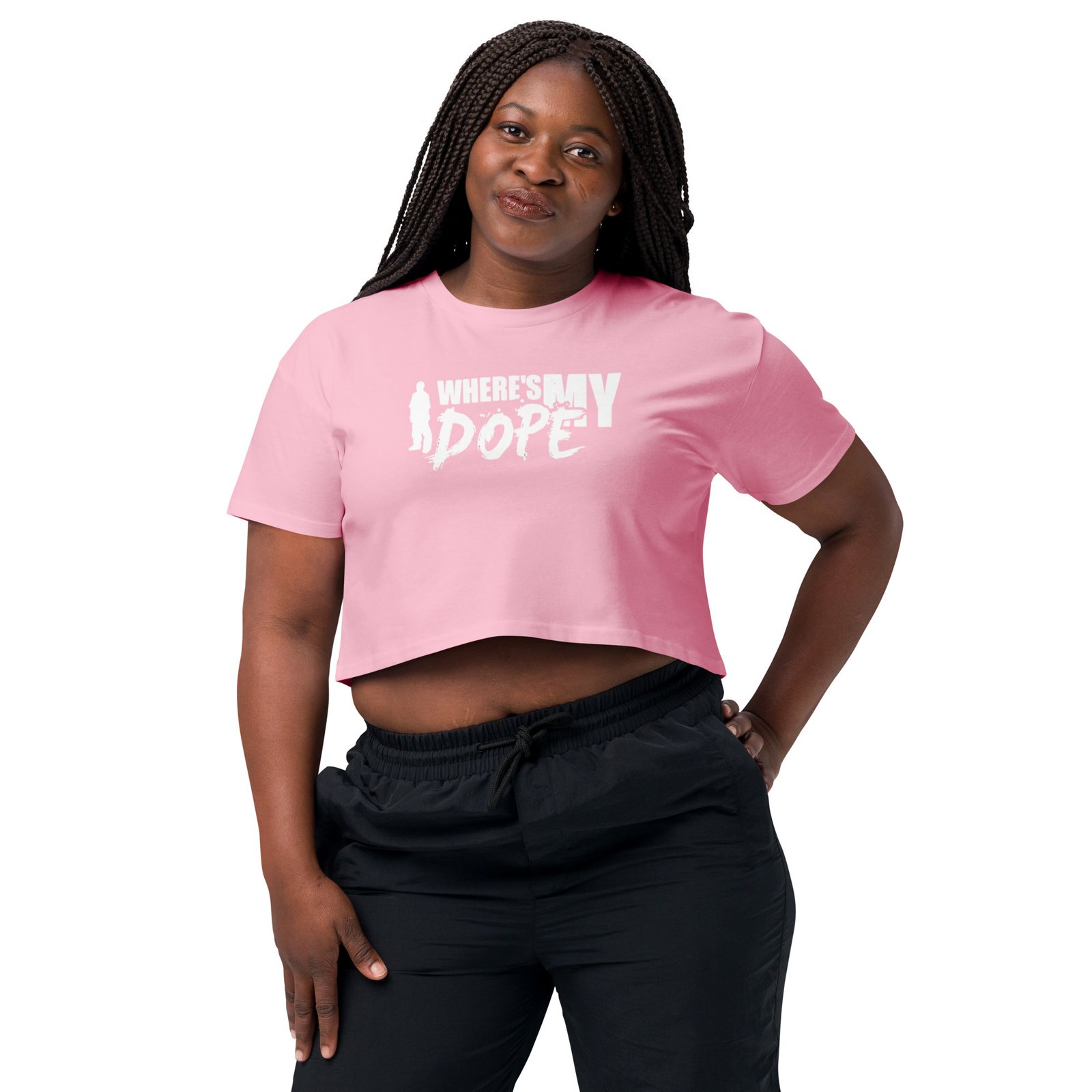 WHERE'S MY DOPE (Women’s crop top) - Image 4