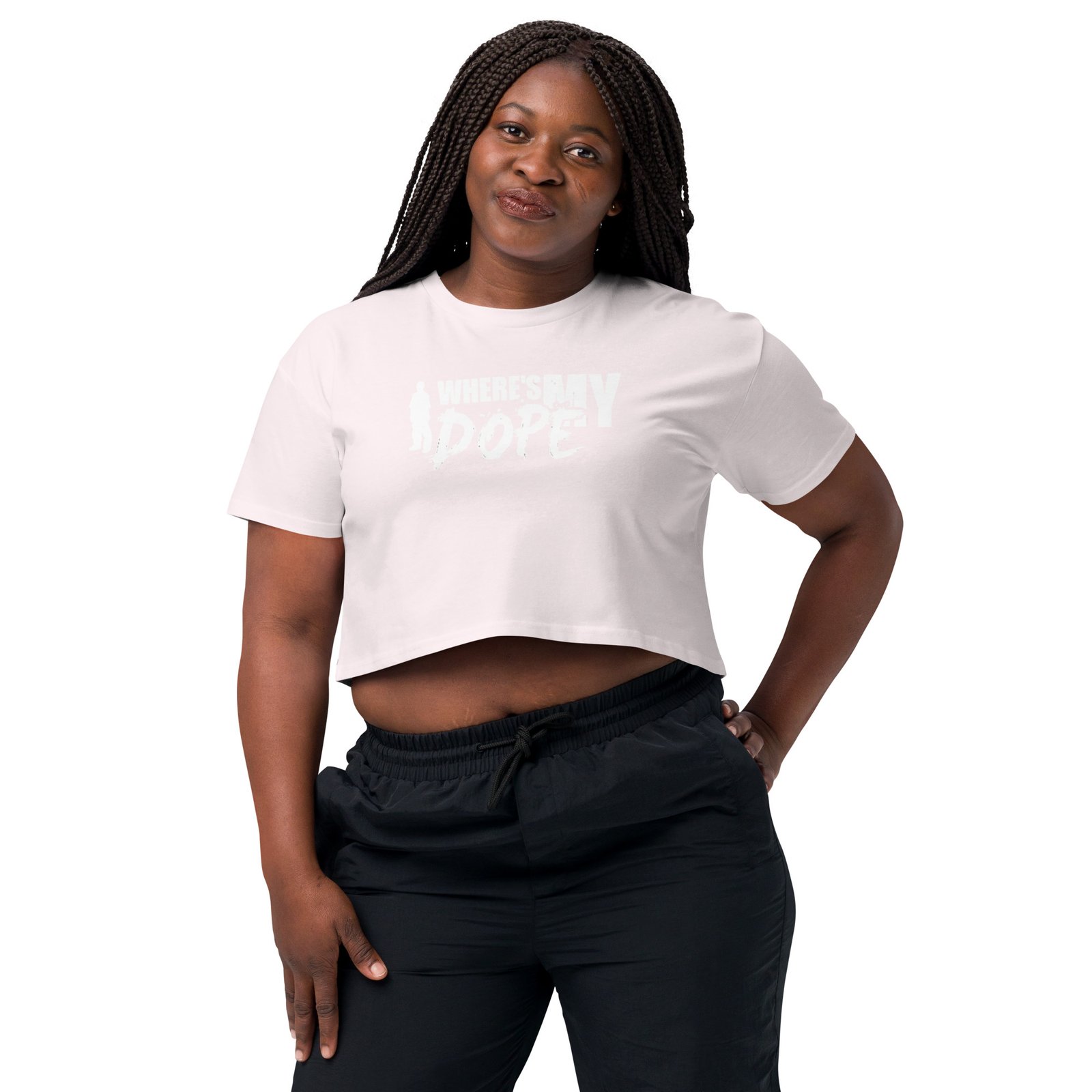 WHERE'S MY DOPE (Women’s crop top) - Image 7
