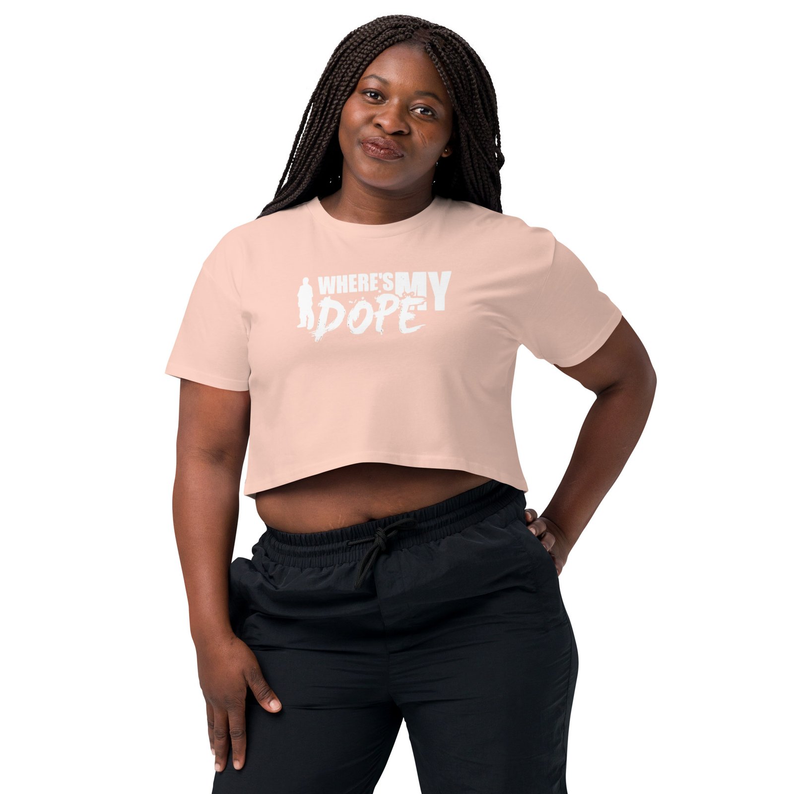 WHERE'S MY DOPE (Women’s crop top) - Image 5
